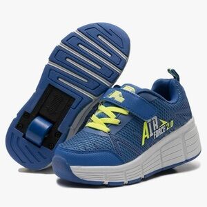Air Force Kids Blue Roller Shoes